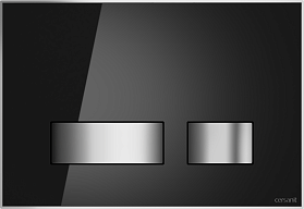 Кнопка Cersanit MOVI для LINK PRO/VECTOR/LINK/HI-TEC стекло черный